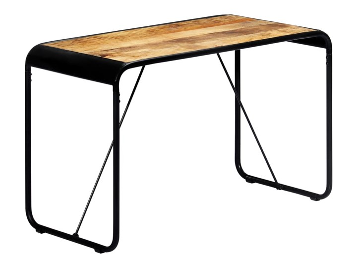 Stół jadalniany loft lite drewno Relond 2X – brązowy Wysokość 76 cm Długość 60 cm Szerokość 60 cm Długość 118 cm Styl Industrialny