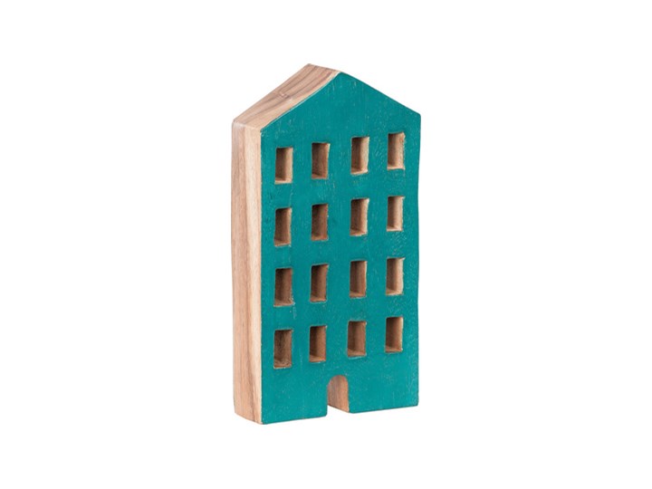 Figurka wysoka House Drewno Kolor Beżowy