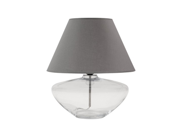 Lampa komodowa Honga Kategoria Lampy stołowe Lampa z abażurem Kolor Szary