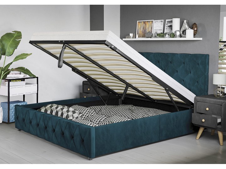 ŁÓŻKO TAPICEROWANE DO SYPIALNI 160X200 SFG007A WELUR #77