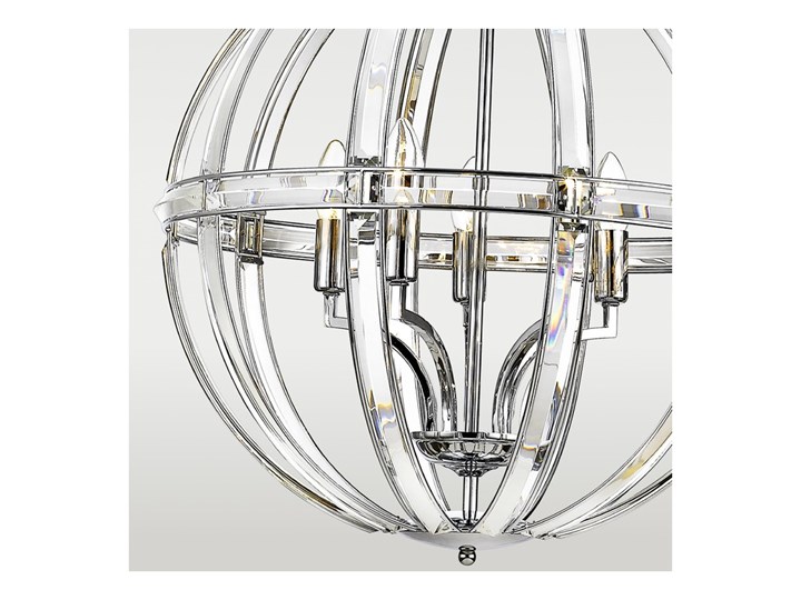 Lampa wisząca ORLANDO P05735CH Cosmolight P05735CH Ilość źródeł światła 5 źródeł Kryształ Lampa z kryształkami Szkło Metal Kolor Srebrny