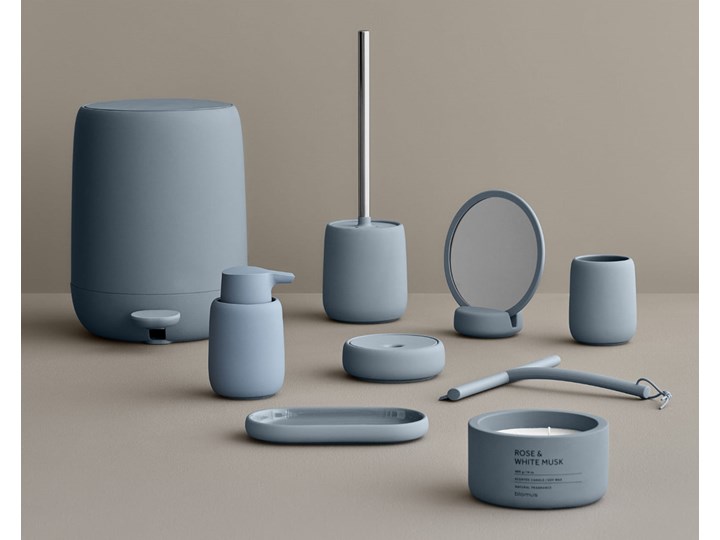 ceramiczny dozownik do mydła MOONBEAM seria SONO BLOMUS Dozowniki Tworzywo sztuczne Silikon Stal Ceramika Drewno Kategoria Mydelniczki i dozowniki Plastik Szkło Kolor Beżowy