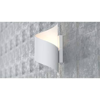 SPINER WHITE 920/1 nowoczesny kinkiet LED zakręcony biały różne kolory DESIGN