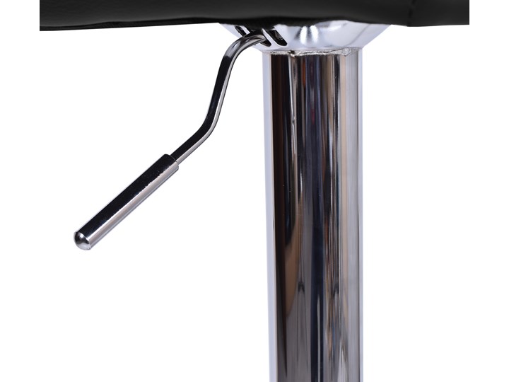 Hoker Arako czarny Hoker regulowany Wysokość 87 cm Wysokość 107 cm Hoker z oparciem Skóra Skóra ekologiczna Głębokość 38 cm Pomieszczenie Salon