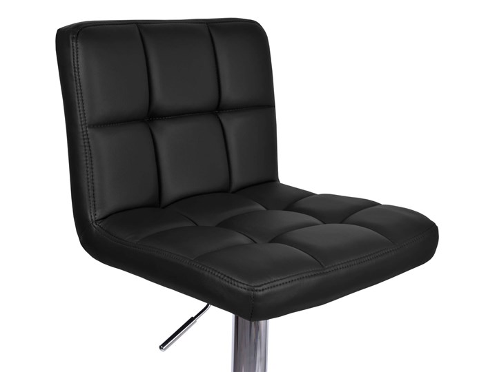 Krzesło obrotowe Arako czarne Wysokość 107 cm Wysokość siedziska 61 cm Wysokość 87 cm Głębokość 38 cm Wysokość 112 cm Skóra ekologiczna Wysokość 90 cm Rodzaj(n) Krzesła