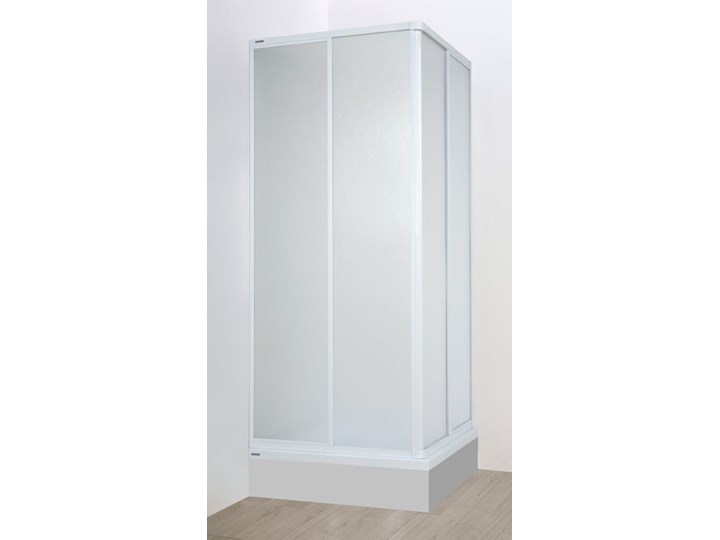 Kabina KN/EKOPLUS-80 biewP 24H Narożna Przyścienna Wysokość 175 cm Kwadratowa Szerokość 80 cm Kategoria Kabiny prysznicowe
