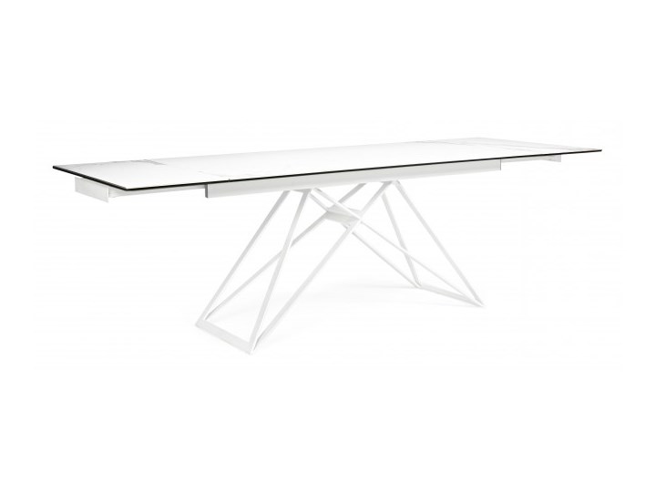 QUASAR ROZKŁADANY STÓŁ CERAMICZNY DO JADALNI, KUCHNI, SALONU O WYMIARACH 160-240X90 Stal Szerokość 90 cm Szkło Długość 160 cm Długość 240 cm Kolor Szary