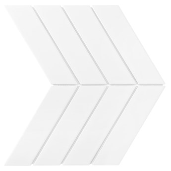 Royal Chevron White Matt 31,8 x 22,4 płytka ścienna