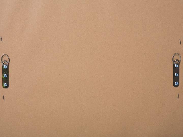 Lustro ścienne wiszące złote 51 x 141 cm ozdobna postarzana rama salon sypialnia styl klasyczny francuski Kolor Złoty Lustro z ramą Prostokątne Styl Vintage