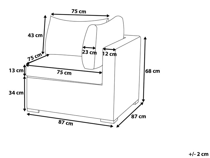 Zestaw mebli ogrodowych brązowy rattan szare poduchy modułowy narożnik fotel stolik kawowy Tworzywo sztuczne Zestawy modułowe Zestawy wypoczynkowe Technorattan Aluminium Zestawy kawowe Kategoria Zestawy mebli ogrodowych