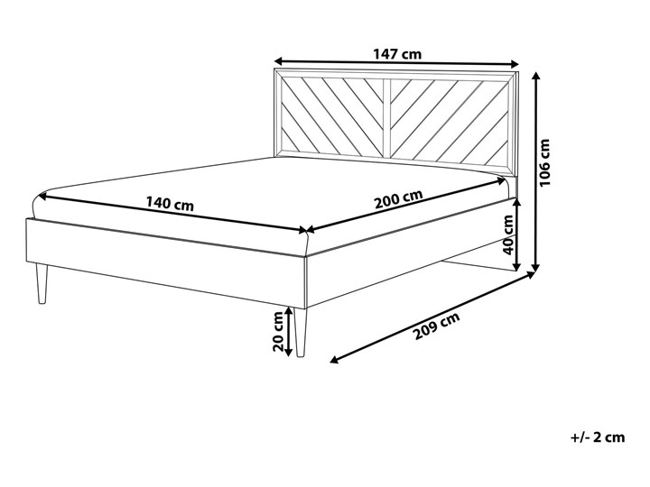Łóżko LED ze stelażem ciemne drewno 140 x 200 cm wysokie wezgłowie kolorowe oświetlenie rustykalny design ramy Kategoria Łóżka do sypialni Łóżko drewniane Kolor Wielokolorowy