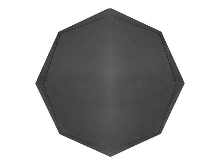 Lustro ścienne wiszące złote geometryczne ośmiokąt 71 cm Nieregularne Lustro z ramą Kolor Złoty