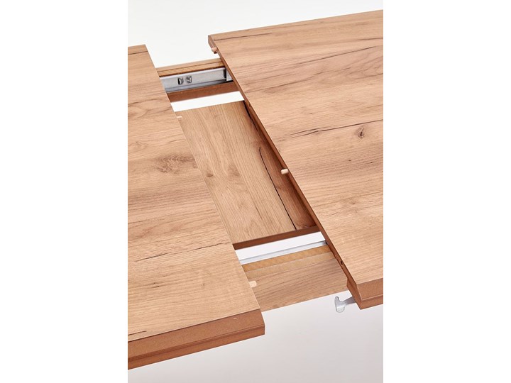 Stół rozkładany Lister XL - dąb craft Kształt blatu Prostokątny Długość 90 cm Długość 160 cm Szerokość 90 cm Drewno Wysokość 74 cm Kategoria Stoły kuchenne