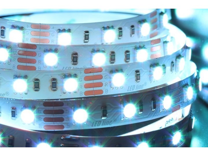 Taśma LED line 300 SMD5060 24V RGB 1 metr Kategoria Kolor Biały