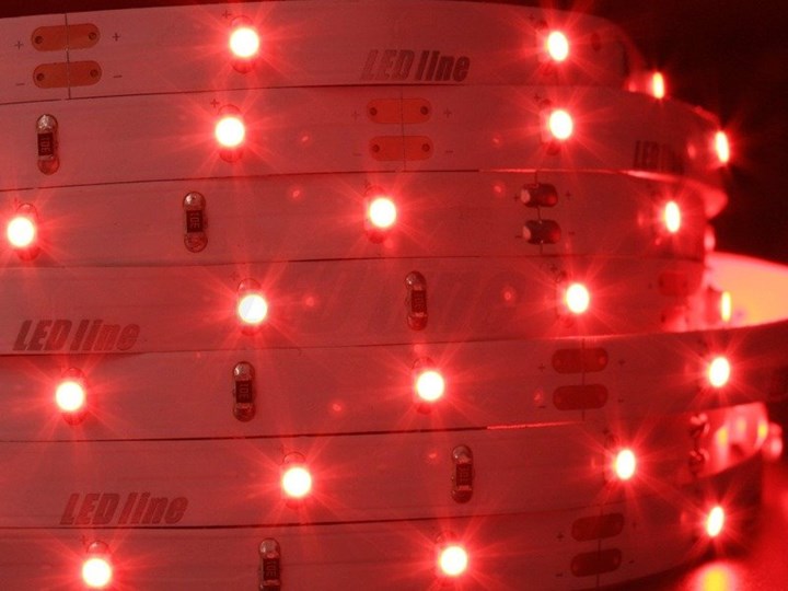 Taśma LED line 150 SMD 3528 czerwona 1 metr Kolor Czerwony Kategoria