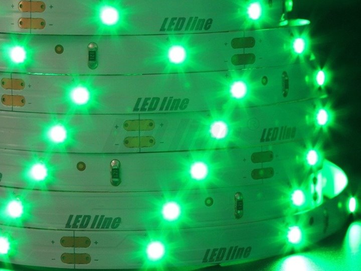 Taśma LED line 150 SMD 3528 zielona 1 metr Kolor Zielony Kategoria