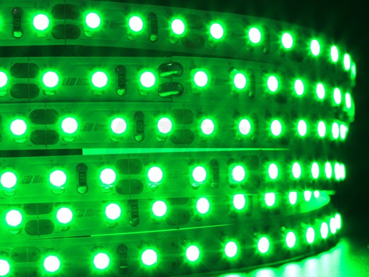 Taśma LED line 600 SMD 3528 zielona 1 metr Kolor Zielony