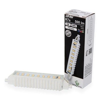 Lampa LED żarnik halogenowy 118mm 6W 230V 2700K biały ciepły