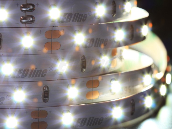Taśma LED line 300 SMD3528 12V biała neutralna 6200-6700K rolka 30 metrów Kolor Biały