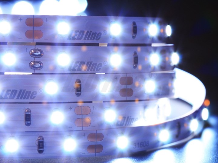 Taśma LED line 300 SMD 3528 biała zimna 10000-13000K 1 metr Kolor Biały Kategoria