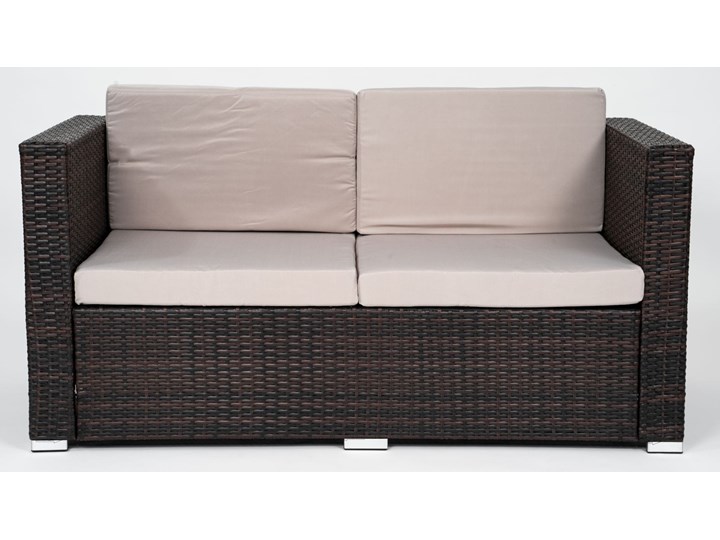 MEBLE OGRODOWE RATTAN FC-1026 BRĄZ Stal Technorattan Zestawy kawowe Zestawy wypoczynkowe Zawartość zestawu Sofa