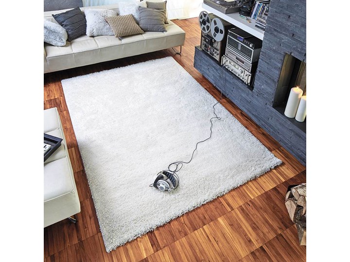 Magnum White - 1.20 x 1.70 m Prostokątny Dywany 120x170 cm Kolor Biały Polipropylen Shaggy Syntetyk Kategoria Dywany