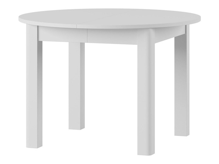 Stół Uran 1 110(160)X110 Biały Mat Płyta MDF Kategoria Stoły kuchenne Styl Nowoczesny