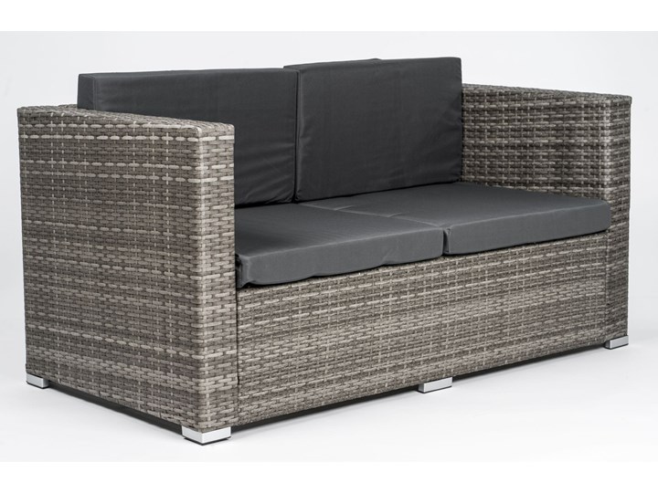 MEBLE OGRODOWE RATTAN FC-1026 mega duży POPIEL Zestawy wypoczynkowe Stoły z krzesłami Technorattan Zawartość zestawu Stół Kolor Szary