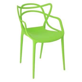 Minimalistyczne krzesło Wilmi - zielone