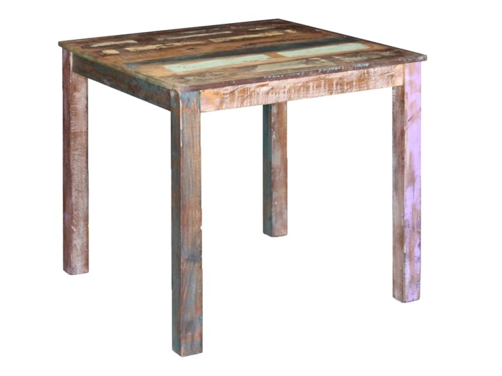 vidaXL Stół do jadalni, lite drewno z recyklingu, 80x82x76 cm Pomieszczenie Stoły do jadalni