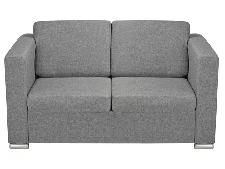 vidaXL 2 osobowa sofa tapicerowana jasnoszara Stała konstrukcja Szerokość 137 cm Głębokość 103 cm Głębokość 73 cm Wielkość Dwuosobowa