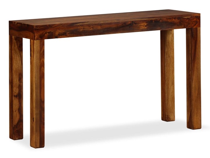 vidaXL Stolik typu konsola z drewna sheesham, 120 x 35 x 75 cm Szerokość 35 cm Z samym blatem Szerokość 120 cm Głębokość 35 cm Kategoria Konsole Pomieszczenie Sypialnia