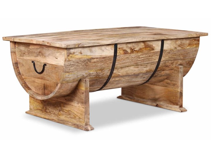 vidaXL Stolik kawowy, lite drewno mango, 88 x 50 x 40 cm Kształt blatu Prostokątne Szerokość 50 cm Długość 88 cm Ława Funkcje Bez dodatkowych funkcji