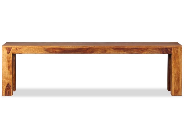 vidaXL Ława, lite drewno sheesham, 160 x 35 x 45 cm
