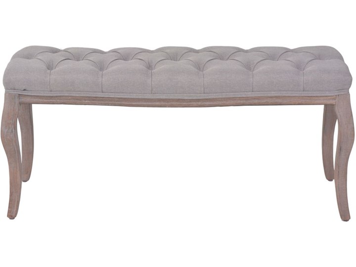 vidaXL Ławka do przedpokoju, drewno lite, 110x38x48 cm, jasnoszara