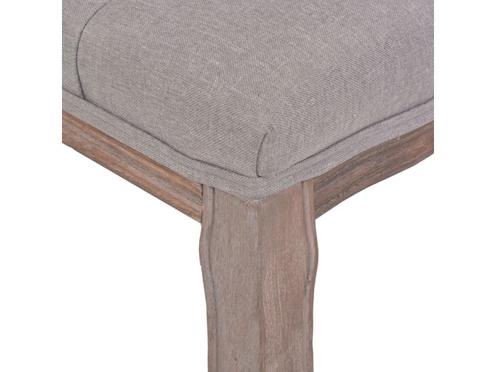 vidaXL Ławka do przedpokoju, drewno lite, 110x38x48 cm, jasnoszara