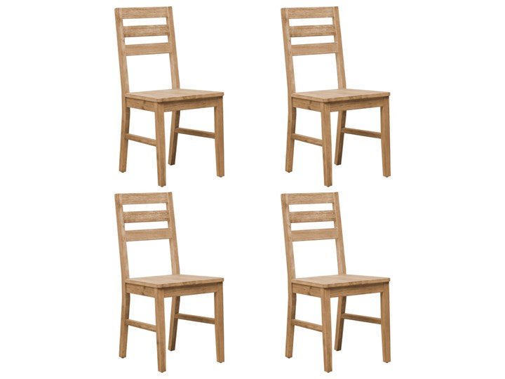 vidaXL 5-częściowy zestaw jadalniany, lite drewno akacjowe Liczba krzeseł 4 krzesła Kategoria Stoły z krzesłami