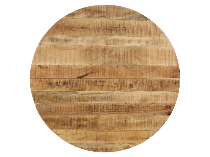 vidaXL Stół jadalniany, surowe drewno mango i stal, 120 x 77 cm Styl Industrialny Szerokość(n) 120 cm
