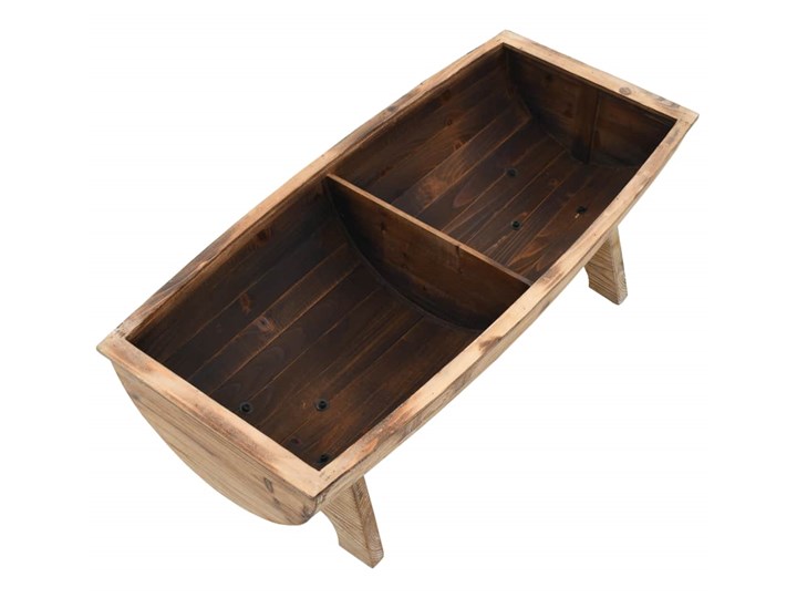 vidaXL Ławka ze schowkiem, lite drewno i tkanina, 103 x 51 x 44 cm Skrzynia Styl Rustykalny