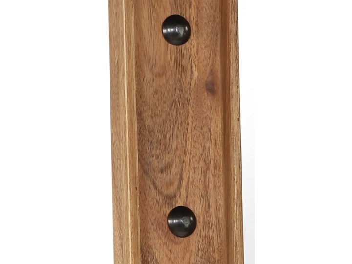 vidaXL Lustro z ramą z litego drewna akacjowego, 50 x 50 cm Kategoria Lustra Kwadratowe Pomieszczenie Przedpokój