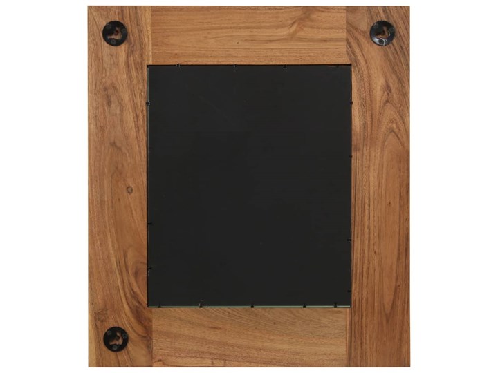 vidaXL Lustro z ramą z litego drewna akacjowego, 50 x 50 cm Kwadratowe Kategoria Lustra