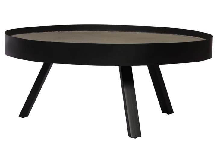 vidaXL Stolik kawowy z betonowym blatem, 74 x 32 cm Stal Długość 74 cm Styl Industrialny Kategoria Stoliki i ławy