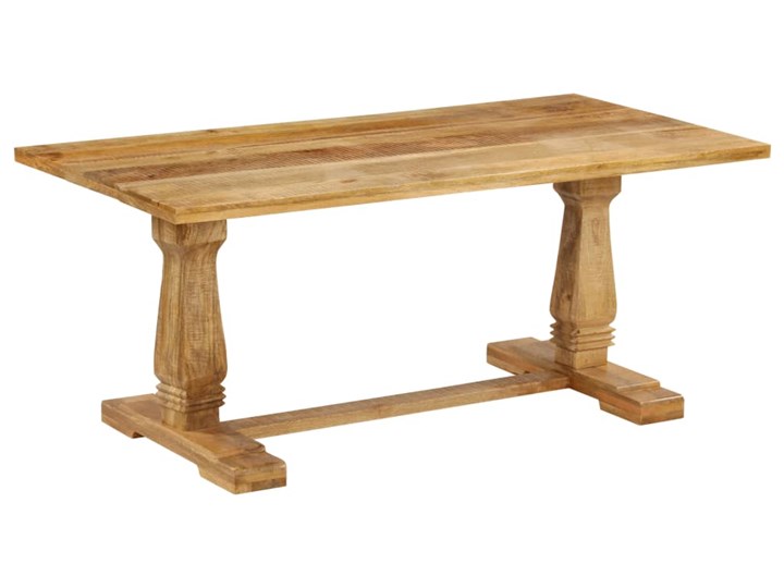 vidaXL Stół do jadalni z litego drewna mango, 180 x 90 x 76 cm Drewno Rozkładanie Liczba miejsc Do 6 osób
