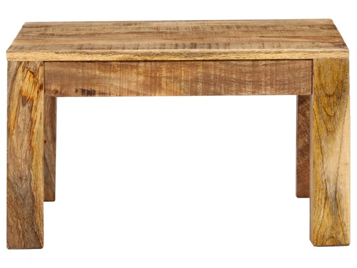 vidaXL Stolik kawowy z litego drewna mango, 60 x 60 x 35 cm Drewno Szerokość 60 cm Długość 60 cm Kształt blatu Kwadratowe