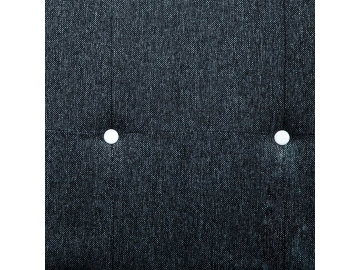 vidaXL Sofa rozkładana, tapicerowana materiałem, ciemnoszara Stała konstrukcja Szerokość 157 cm Głębokość 81 cm Kolor Szary Pomieszczenie Salon