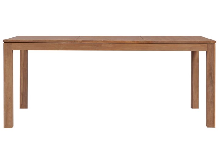 vidaXL Stół z drewna tekowego, naturalne wykończenie, 180x90x76 cm Drewno Styl Rustykalny