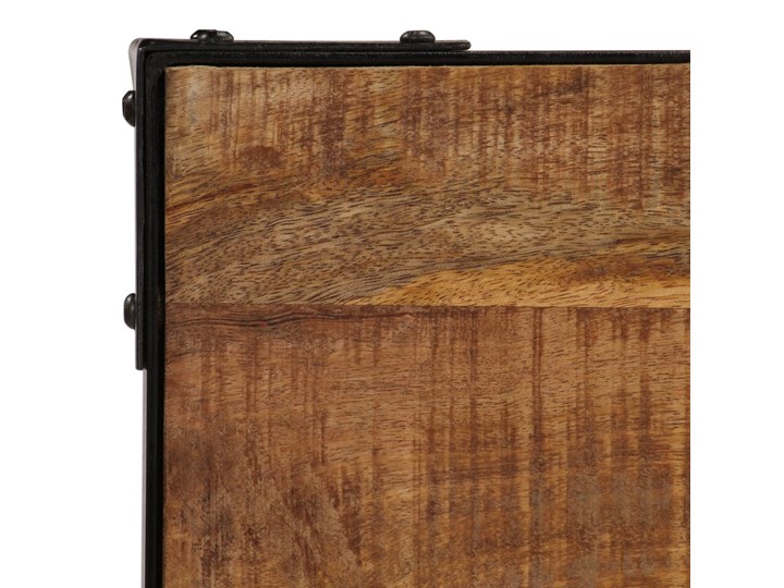 vidaXL Stół jadalniany, surowe drewno mango i stal, 120 cm Wysokość 76 cm Styl Vintage Kategoria Stoły kuchenne