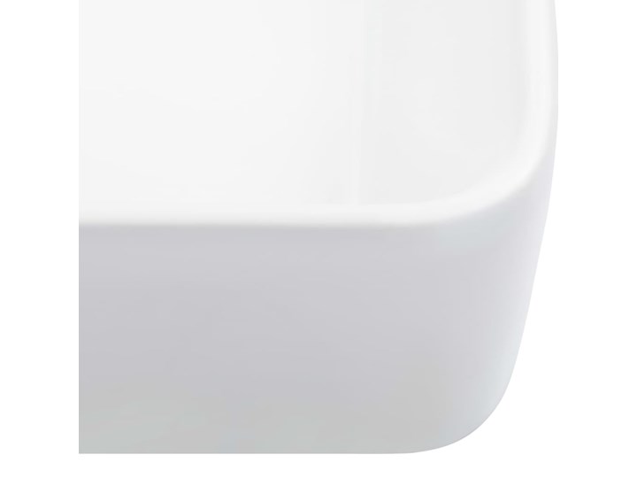vidaXL Umywalka, 40 x 30 x 13 cm, ceramiczna, biała Ceramika Szerokość 40 cm Prostokątne Kolor Biały