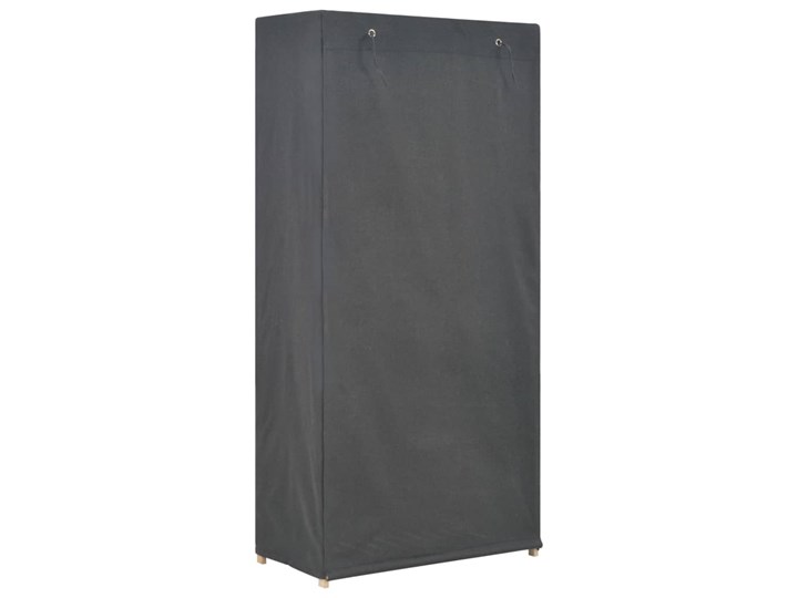 vidaXL 3-poziomowa szafa na ubrania, szara, 79x40x170 cm, tkanina Tworzywo sztuczne Szerokość 79 cm Drewno Pomieszczenie Garderoba Głębokość 40 cm Typ Gotowa