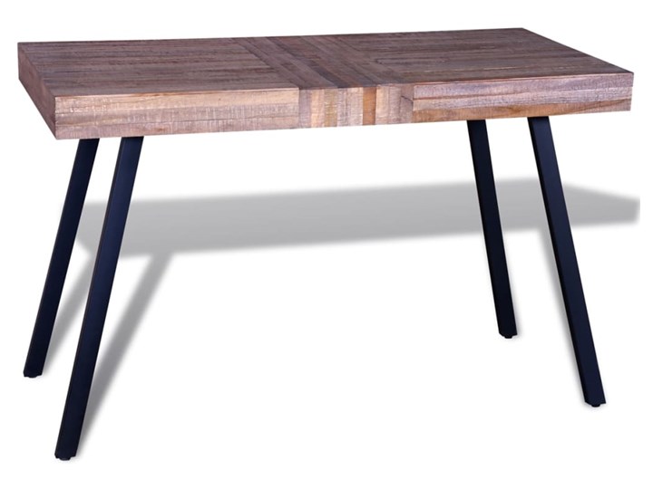 vidaXL Stół z odzyskanego drewna tekowego Drewno Wysokość 76 cm Liczba miejsc Do 4 osób